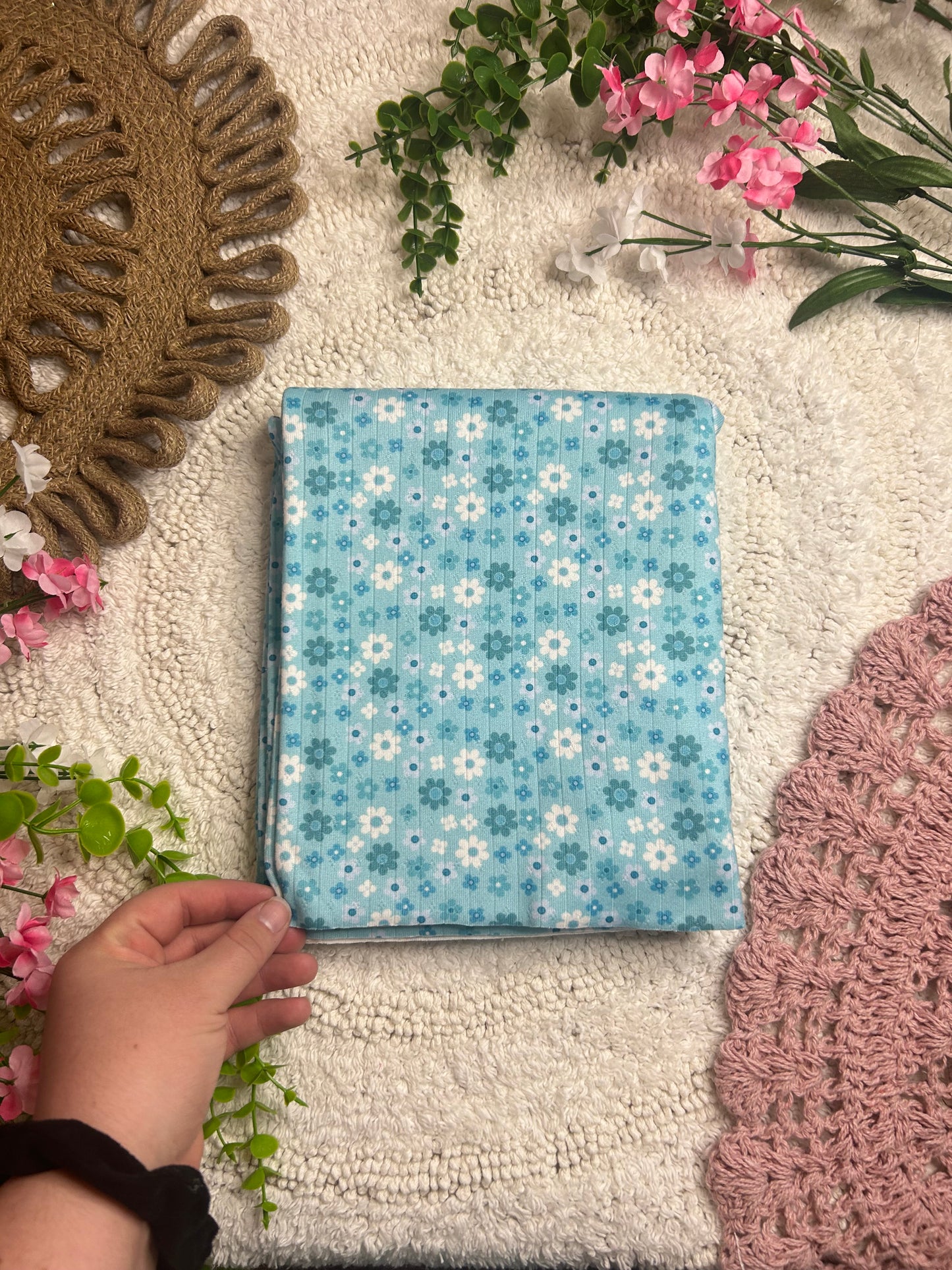 Blue floral