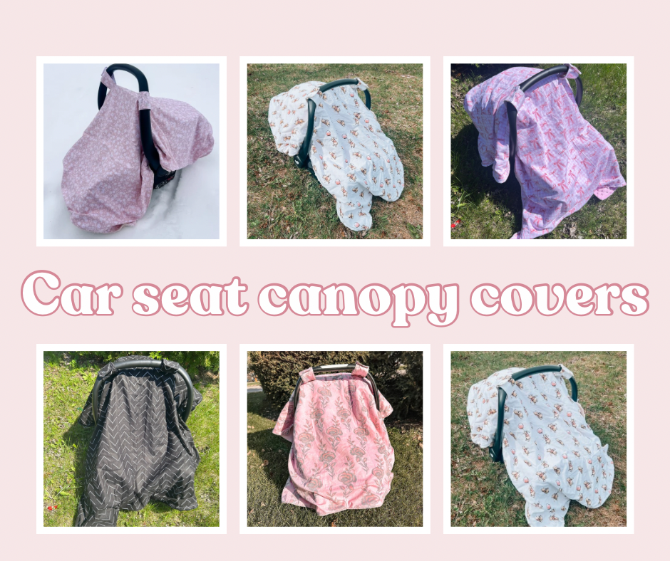 Carseat canopy covers
