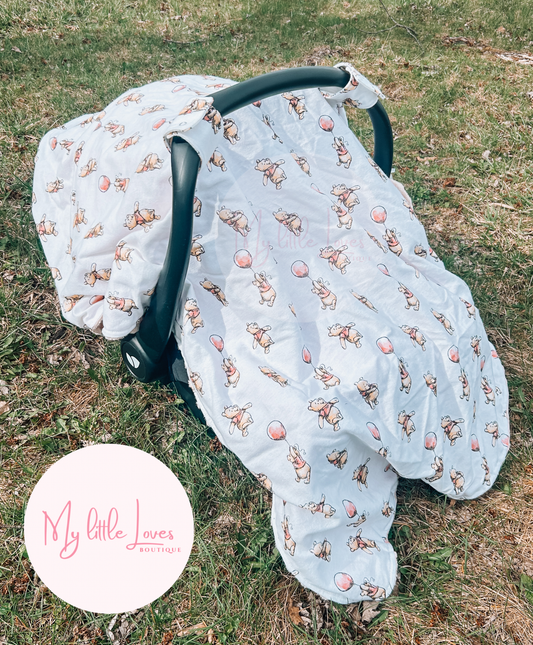 Custom Carseat canopy cover - seamless file upload